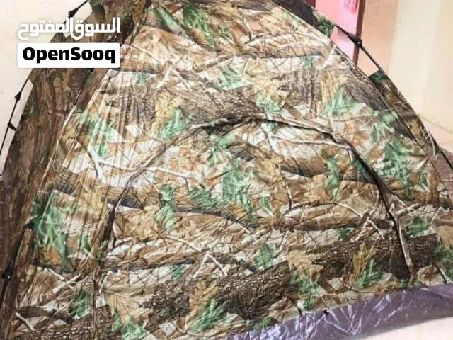 خيمة رحلات اوتوماتيك مقاس 2.5*2.5 متر ، ارتفاع 1.70 متر لون جيشي باب وشباك ناموسيه 45 دينار