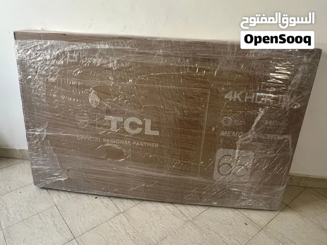شاشه TCL 65 بوصه سمارت 4k google حالة المصنع