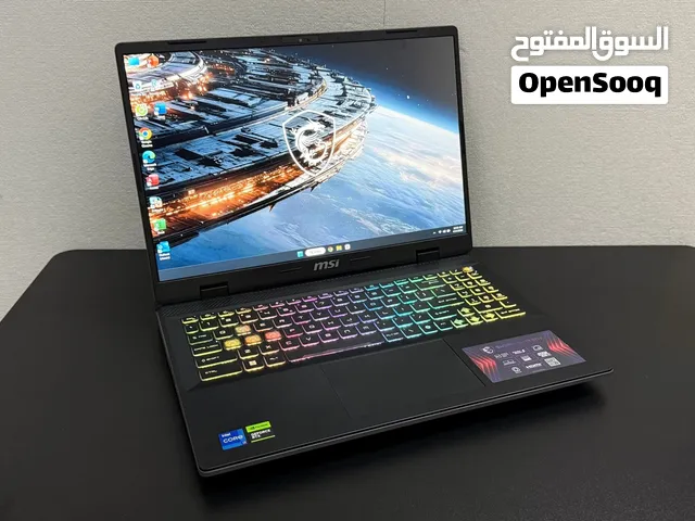 تحفه هندسية للجيمرز والمهندسين MSI Sword 16 Gaming كور i7 جيل 13 فئة HX بكارت RTX 4060 فعلي 8 جيجا