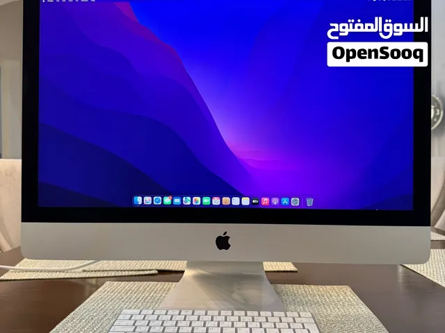للبيع أبل آي ماك 27 بوصة شاشة 5K بحالة ممتازة مع كامل ملحقاته الأصلية