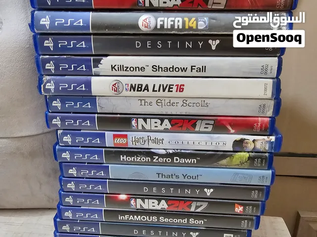 للبيع اشرطه بلايستيشن 4