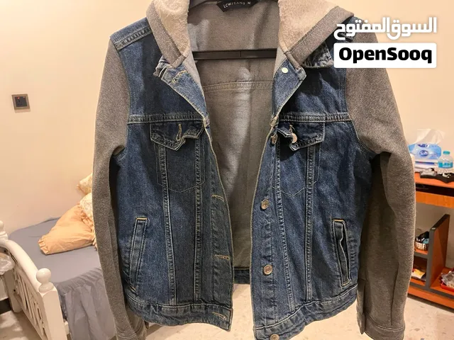 جاكيت جينز LCW شبابي قياس M (يرهم رجالي وبناتي)