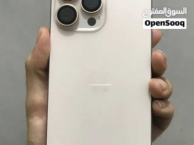 آيفون 16 برو ماكس 256 ذهبي - بطارية 90% - كارتون وكامل ملحقاته