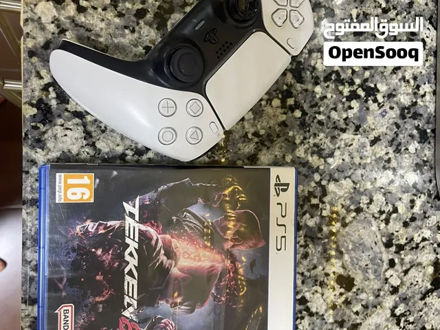 يد سوني 5 مع لعبه TEKKEN8 للبيع
