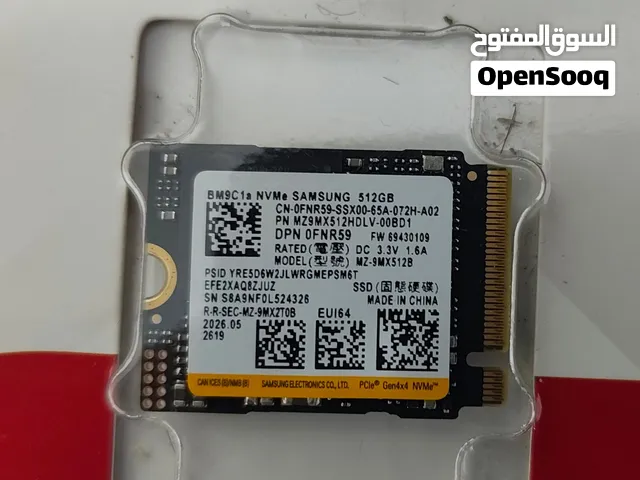 Samsung & Sandisk 512GB NVMe M.2 2230 Solid State Drive