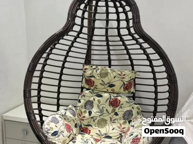 كرسي معلّق فاخر مع قاعدة دائرية استخدام بسيط تواصل معي عشان نرتب التسليم السعر طيب وارخص من السوق