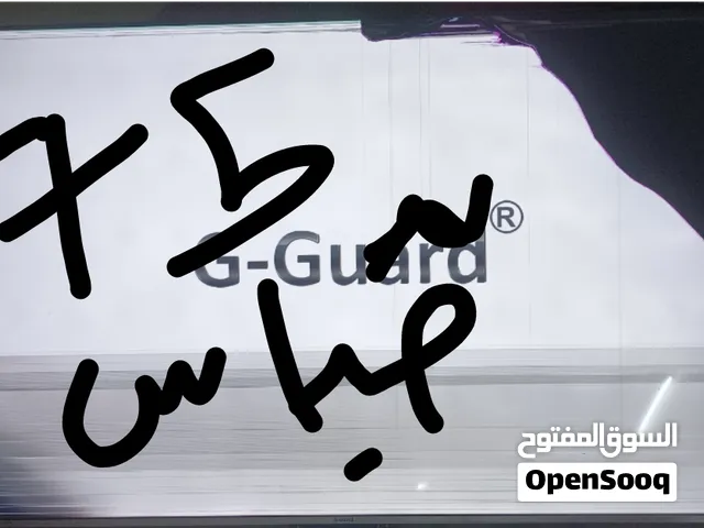 شاشه 75 بوصه مكسوره جي جارد اوامر صوتيه