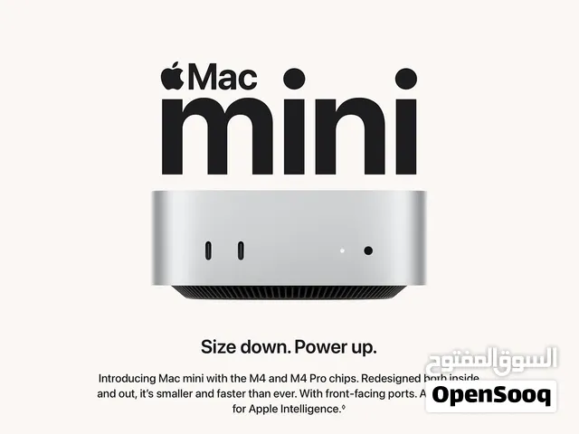 Almost new Mac mini M4 16gb under warranty  جهاز Mac mini M4 (ذاكرة 16 جيجا) شبه جديدة مع ضمان