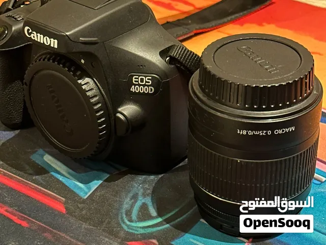 كاميرا كانون Canon EOS 4000D بحالة ممتازة / Canon EOS 4000D Camera in Excellent Condition
