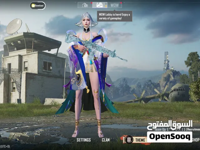 حساب ببجي للبيع عن طريق ماستر او fib