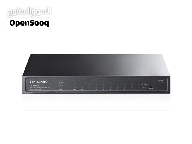 TP-LINK TL-SG2210P 8-Port Gigabit Smart PoE Switch with 2 SFP Slots