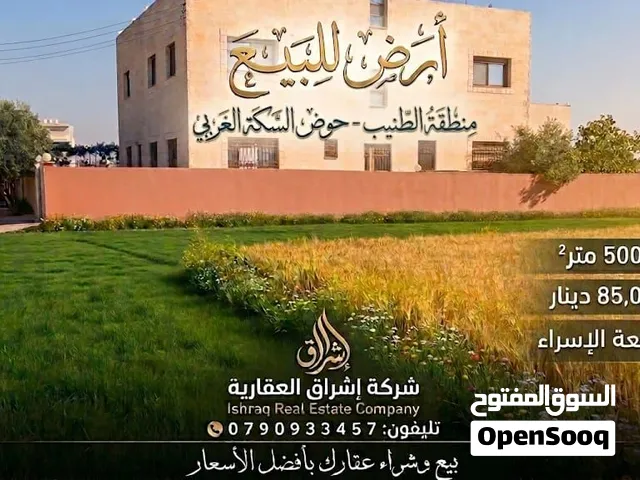 أراضي للبيع في عمان الطنيب السكة الغربي 500 م بأسعار مغرية