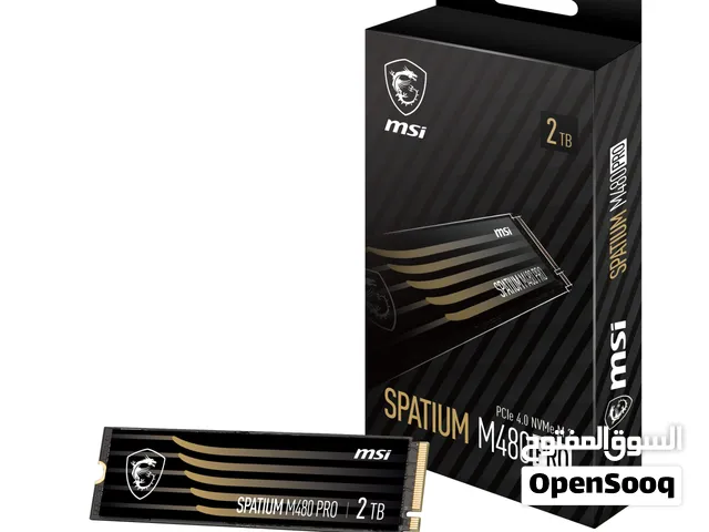 للبيع: MSI SPATIUM M480 PRO 2TB NVMe SSD