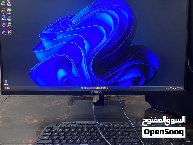 2K monitor IPS 27’ inch شاشة جيمنج للبيع استعمال شهرين مع العلبة و جميع الأغراض