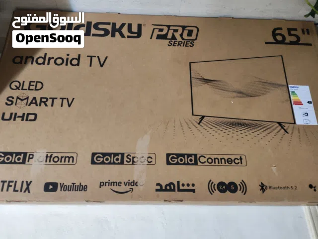 شاشه جولد سكاي 65انش QLED فل سمارت بسعر حرق.