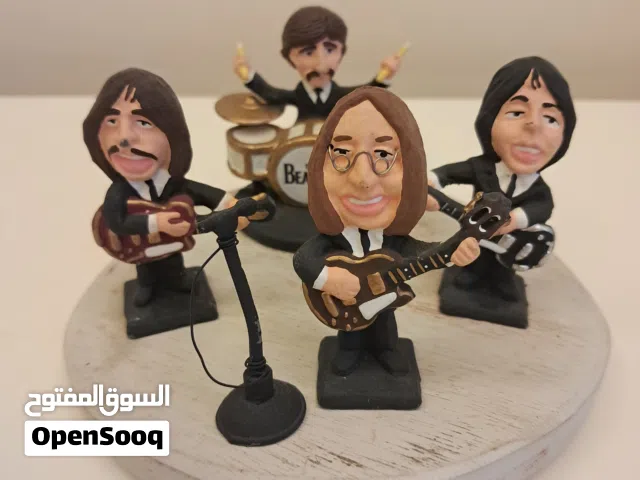 Rare Beatles Metal Figurine Collection – Handcrafted by a Brazilian Artist