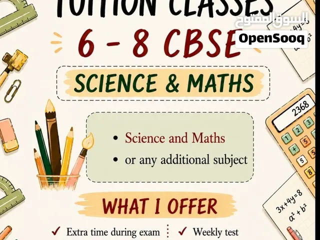 Online Classes for Grade 6 to 8 CBSE
