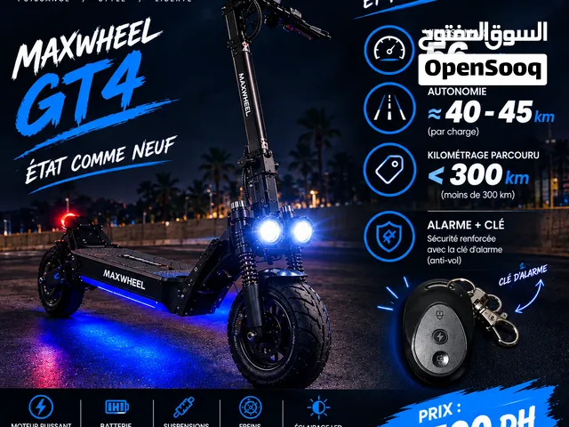 trotinette électrique maxwheel gt4