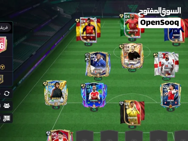 للبيع حساب fc   السعر 200 قطري اخر شيء 190 ريال قطري والتشكيله قويه جدا بتغير لعبك 180 درجهواعلىرانك