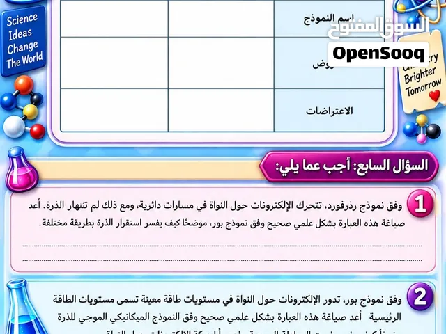مدرس كيمياء خبرة طويلة بالمنهج الكويتي
