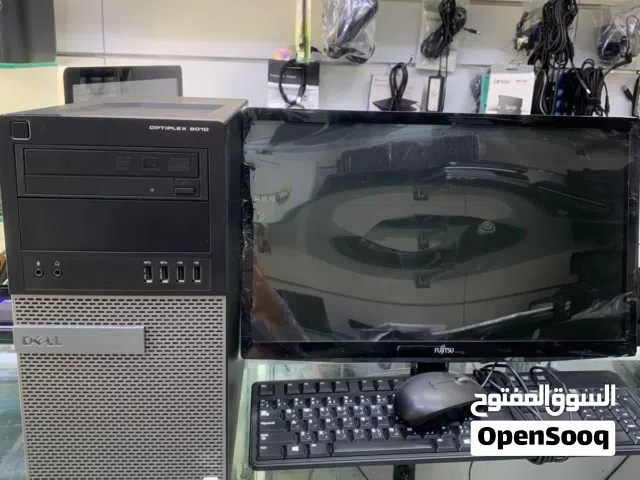 Core i7 Dell pc with 20 inch monitor ram 8 gb Ssd 128 gb 500 gb Hdd with mouse and keyboard full set