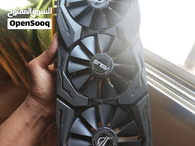 كرت شاشة لقطة ASUS ROG Strix GTX 1080 8GB نظيف كرت مع الوصلات