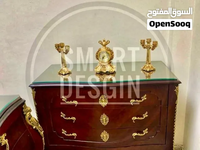 سايد بادراج جانبي حشب زان مطعم بالنحاس