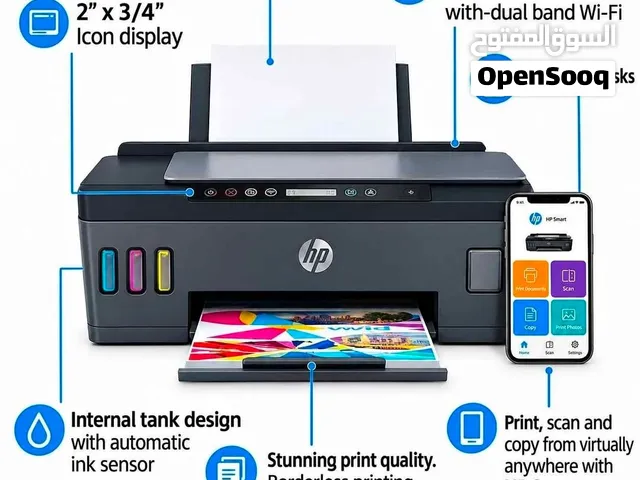 Brand New HP Smart Tank 515 All-in-One Wireless Ink Tank Printer with Wi-Fi and USB Cable