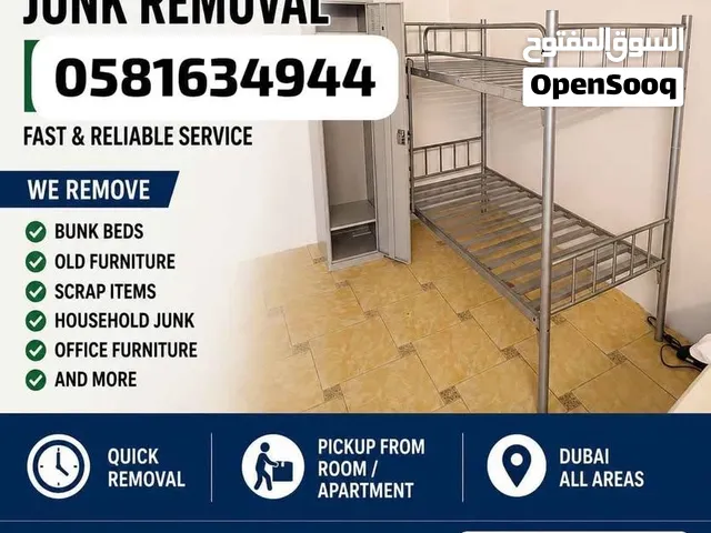 bunk bed junk removal window ac
