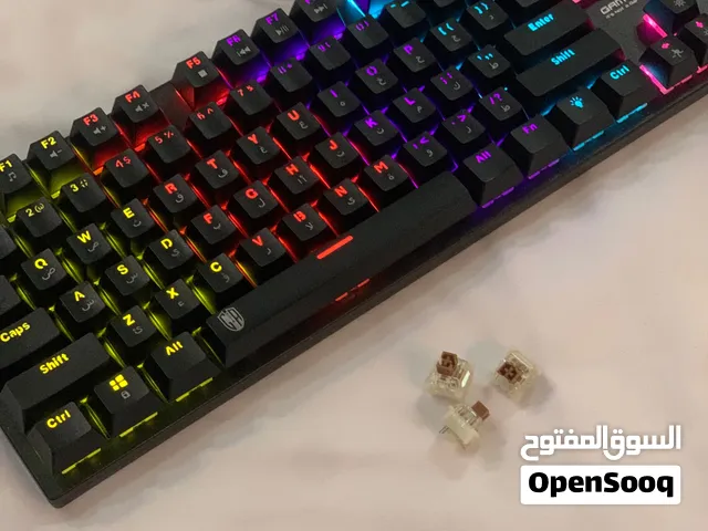 كيبورد ميكانيكي سويتش بني