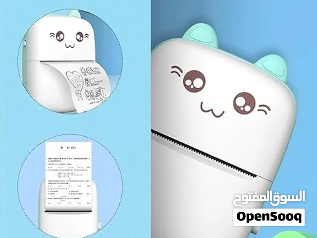 طباعتك الصغيرة والسحرية! طابعة Mini Sticker Printer ( متوافقة مع أجهزة : الأندرويد و الأيفون  )