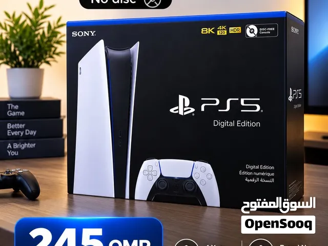 PS5 Digital Edition 825GB (No Disk) NEW
