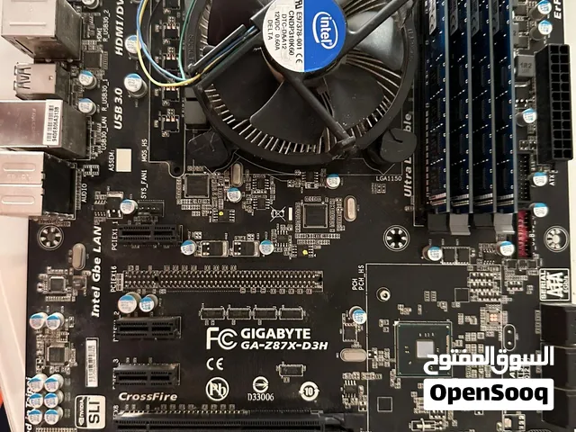 Motherboard+i5+ram+power supply