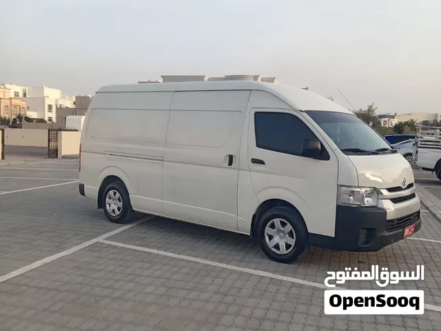 باص مقفله هايس الكبير للإيجار الشهري ويوجد سائق Toyota bus van for monthly rent have driver also