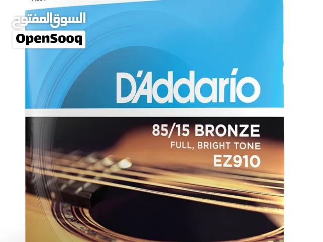 اوتار داداريو جيتار اكوستك – DAddario Acoustic Guitar Strings Full Set EZ910