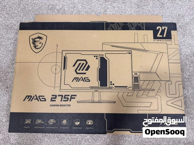 Msi 27 FHD 180Hz 0.5Ms iPS MAG 275F Gaming Monitor