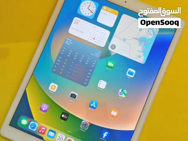ايباد برو 12.9 الجيل الأول 256 جيجا شريحة فضي بطارية 95%مستعمل كالجديد