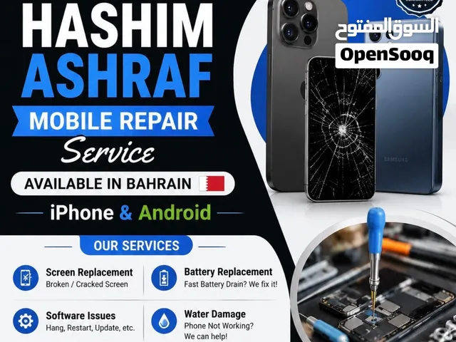 Mobile iPhone and android phones repair service available