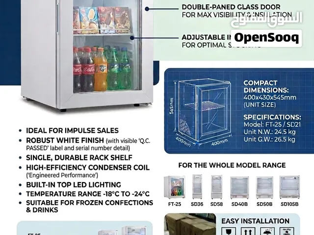 Display Freezer Compact Series (FT-25 / SD21) – Brand New / Stock Clearance