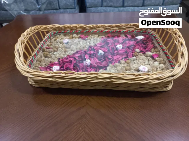 صينية قش  تقديم