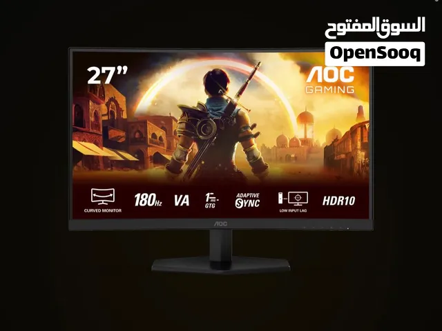 AOC 27’ 180hz Curved FHD بتدعم HDR