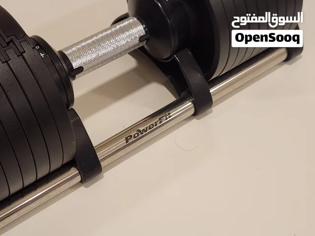 2×دنبل دمبل متعدد اثقال  powerfit dumbell 2-32kg من النصر