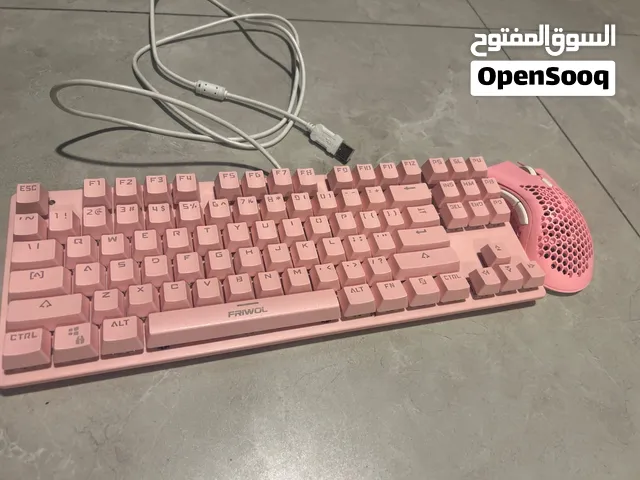 للبيع ماوس وكيبورد نظيف سويتش ازرق