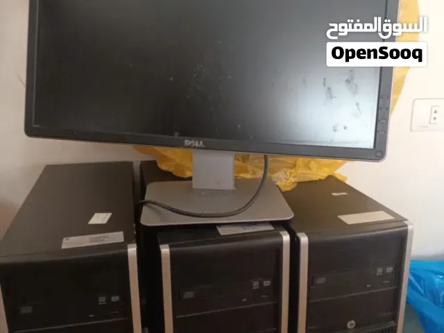 3 كيمبيوترات استعمال 5 شهور استعمال نضيف جدا يجيو معهم 3 شاشات يمشو دراسه و شغل مكاتب