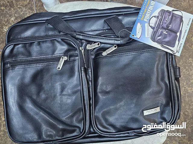 جديد شنط لابتوب جلد اسود للبيع