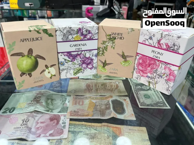 عطور نسائية من براند zara اصلية. صناعة اسبانية. قاع الأنواع متوفرة الصورة.