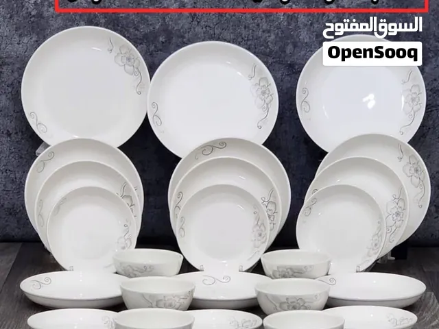 طقم سفرة سيراميك فاخر – 24 قطعة  خامة سيراميك عالية الجودة السعر الطقم 24 قطعه 8,000 ريال