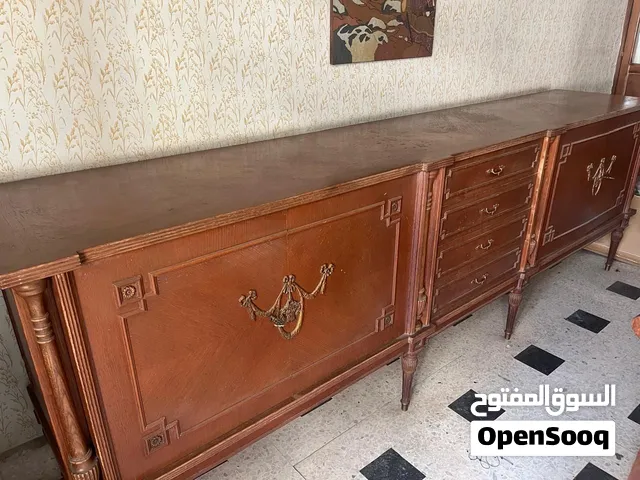 French/European style apartment set, with bronze/brass chandeliers and lamps.