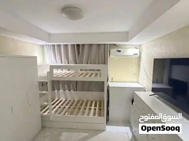 dunk bed with storage, drawers, workspace,dresser and 6 doors wardrobe