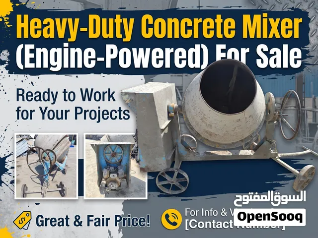 Heavy-Duty Concrete Mixer